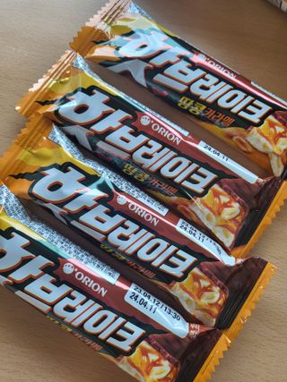 핫브레이크 땅콩카라멜 — 5점을 준 리뷰어가 2023년 5월 올린 사용 사진