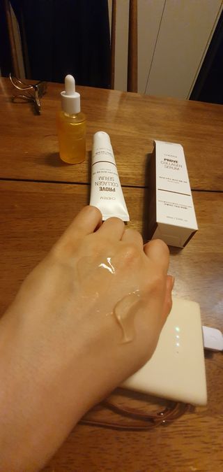 체르엠 비타민 브라이트닝 에센스 + 콜라겐앰플 세트 — 5점을 준 리뷰어가 2021년 12월 올린 사용 사진
