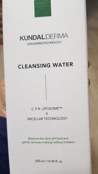 쿤달더마 C.P.R. 시카 pH밸런싱 클렌징 워터 500ml — 5점을 준 리뷰어가 2020년 12월 올린 사용 사진