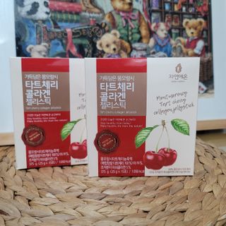 자연에온 가득담은 몽모랑시 타트체리 콜라겐 젤리스틱 — 5점을 준 리뷰어가 2021년 1월 올린 사용 사진