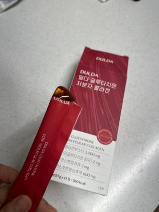 [덜다] 글루타치온 저분자 콜라겐 (20g x 15포) — 5점을 준 리뷰어가 2023년 8월 올린 사용 사진