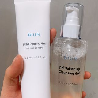 화이트리 비움 약산성 클렌징젤 ,마일드 필링젤 세트 — 5점을 준 리뷰어가 2021년 2월 올린 사용 사진