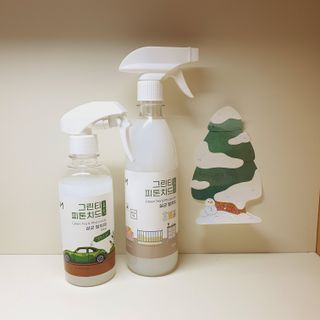 [엠메이데이] 그린티 피톤치드 감쪽같이 500ml + 손소독액 50ml — 5점을 준 리뷰어가 2021년 12월 올린 사용 사진