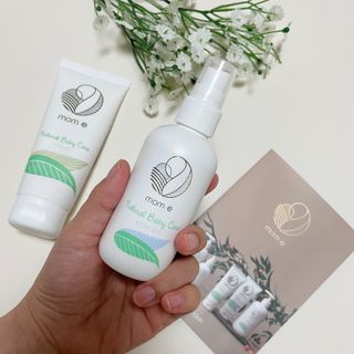 mom e 맘이 내추럴 베이비 케어 크림+바디오일 — 5점을 준 리뷰어가 2021년 1월 올린 사용 사진