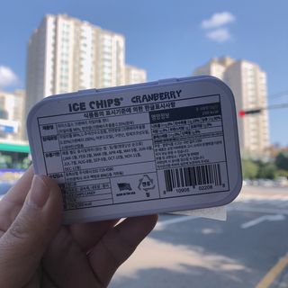 [아이스칩스] 무설탕 비건 자일리톨 캔디 7종 2개기준 — 5점을 준 리뷰어가 2021년 8월 올린 사용 사진