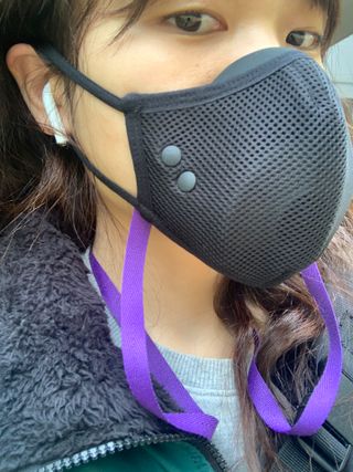 어치제작소 MaskSir Fusion Mask — 3점을 준 리뷰어가 2022년 5월 올린 사용 사진