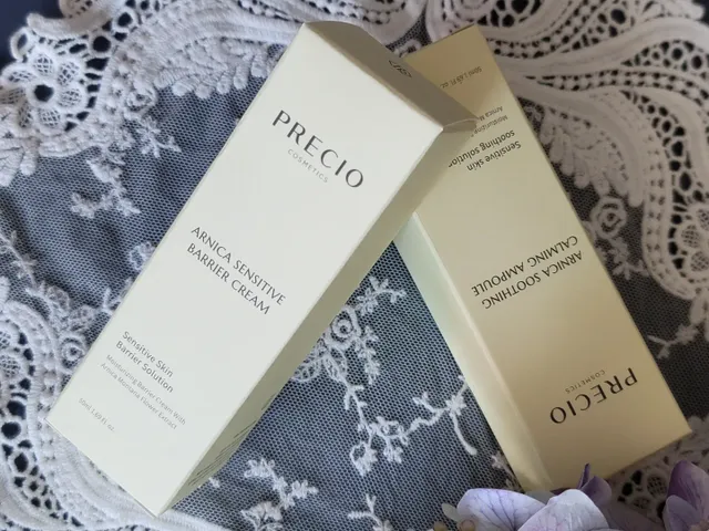 [프레시오] 아르니카 수딩 진정 앰플 + 아르니카 센서티브 베리어 크림 리뷰 사진