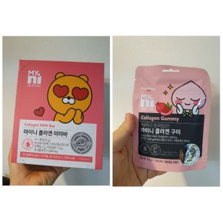 일동제약 마이니 마이니 늘씬날씬 콜라겐 세트 — 5점을 준 리뷰어가 2021년 2월 올린 사용 사진