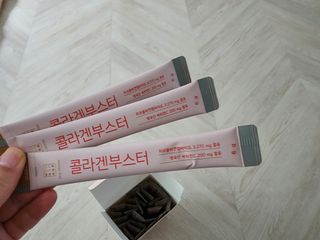 더리틀스 콜라겐부스터 — 5점을 준 리뷰어가 2022년 12월 올린 사용 사진