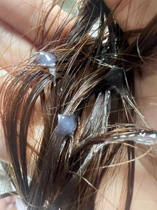 라로지크 X3 리페어 퍼퓸 헤어팩 150mℓ — 5점을 준 리뷰어가 2021년 12월 올린 사용 사진