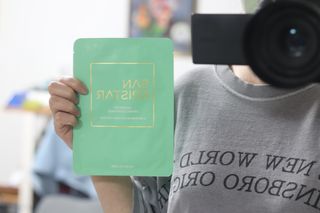약손명가코스메틱 산 크리스타 퍼밍 설퍼 마스크팩 28g10ea — 5점을 준 리뷰어가 2022년 3월 올린 사용 사진
