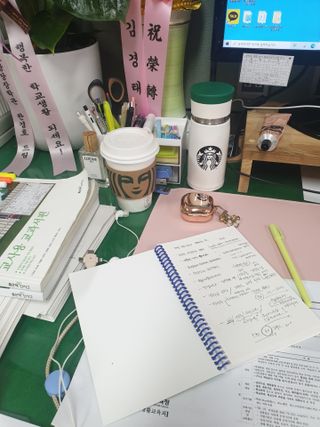 리훈 언제든지 필요한 기본 아이템 아무노트 4권세트+저점도펜[색상랜덤배송] — 5점을 준 리뷰어가 2021년 3월 올린 사용 사진