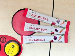 아임오 ABC 콜라겐 젤리 14포 — 5점을 준 리뷰어가 2022년 2월 올린 사용 사진