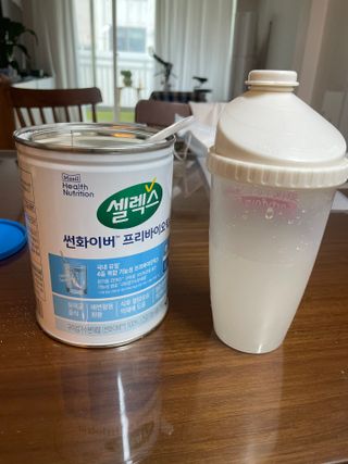 셀렉스 썬화이버 프리바이오틱스 — 5점을 준 리뷰어가 2021년 12월 올린 사용 사진