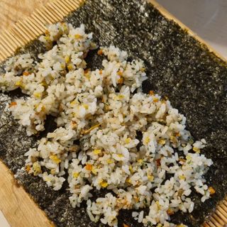 해풀잎 누구나 김밥*1ea [(혼합야채 35g *1ea,  김밥김 (5g, 5ea),  양념간장 (6g, 5ea), 참기름(5g, 2ea)] — 4.5점을 준 리뷰어가 2022년 8월 올린 사용 사진