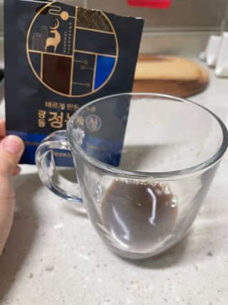 광동생활건강 [광동] 바르게 만든 녹용, 광동정녹청 — 5점을 준 리뷰어가 2021년 11월 올린 사용 사진