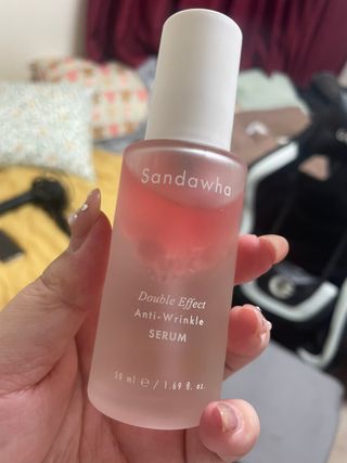 산다화 더블 이펙트 안티 링클 세럼 50ml — 4.5점을 준 리뷰어가 2022년 12월 올린 사용 사진