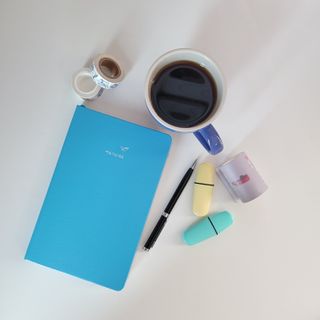 리훈 2023년 하고싶은말다이어리 (세로/정사각 중 택 1, 베이지/블루 중 택 1) — 5점을 준 리뷰어가 2023년 1월 올린 사용 사진
