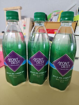몽베스트 Montbest with Sparkling water Plain 20병 — 5점을 준 리뷰어가 2023년 6월 올린 사용 사진