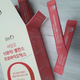 아임오 Y와이 밸런스 프로바이오틱스 30포 — 5점을 준 리뷰어가 2021년 8월 올린 사용 사진
