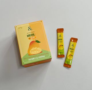 비타앤C 레몬맛, 망고맛 — 5점을 준 리뷰어가 2021년 6월 올린 사용 사진