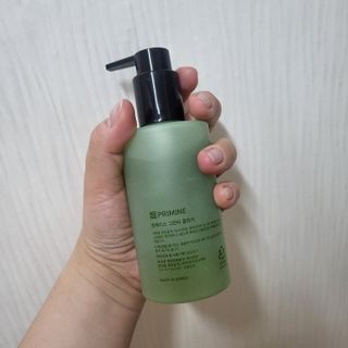 프리마인 메이크업과 들뜨는 각질까지 한방에 깐달걀로! 순하기까지한 셀베이스 그린티클렌저(200ml) — 4점을 준 리뷰어가 2023년 4월 올린 사용 사진