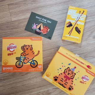 광동생활건강 [광동] 비타500데일리스틱  ★빼빼로데이★ 30포+70포+ 뚱랑이스티커+빼빼로+쇼핑백 — 5점을 준 리뷰어가 2022년 11월 올린 사용 사진