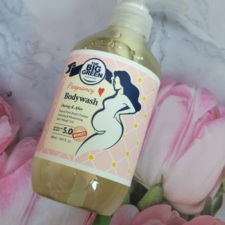 빅그린 임산부 전용라인 3종세트 - 샴푸500ml,트리트먼트500ml,바디워시500ml — 5점을 준 리뷰어가 2022년 8월 올린 사용 사진