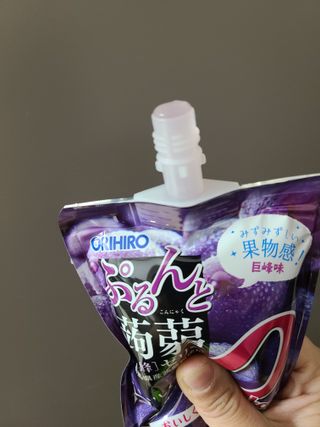 ORIHIRO 오리히로 곤약젤리 제로칼로리 130g 4종 4팩(맛별로 1팩씩) — 5점을 준 리뷰어가 2023년 2월 올린 사용 사진