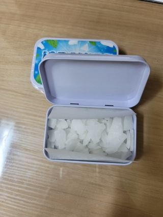 [아이스칩스] 무설탕 비건 자일리톨 캔디 7종 2개기준 — 4점을 준 리뷰어가 2021년 7월 올린 사용 사진