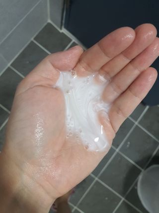 더마힐 헤어 컨디셔닝 샴푸 릴렉스 500ml — 4점을 준 리뷰어가 2021년 1월 올린 사용 사진