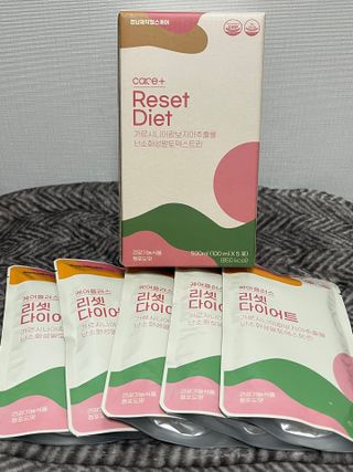 [경남제약헬스케어] 케어플러스 리셋 다이어트 청포도맛 100ml X 5포 (5일분) — 5점을 준 리뷰어가 2023년 5월 올린 사용 사진