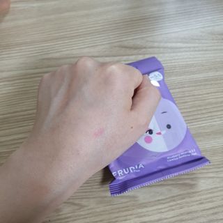 [후르디아] 블루베리 립앤아이 리무버 패드 4개 세트 — 5점을 준 리뷰어가 2021년 8월 올린 사용 사진
