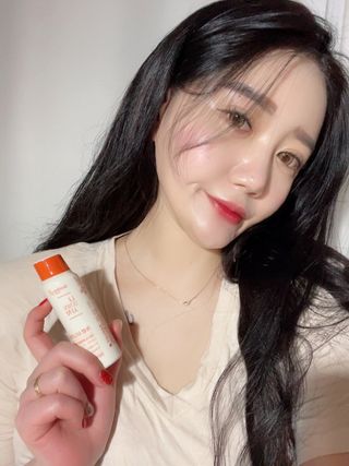 12월 15일 출시, 건강기능식품 브랜드 본리브 나 다운 시작 제품 3종 — 5점을 준 리뷰어가 2020년 12월 올린 사용 사진