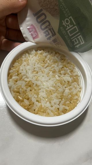 [구매평]양반 동원 양반 100밥 현미밥, 130g, 12개 — 5점을 준 리뷰어가 2025년 5월 올린 사용 사진