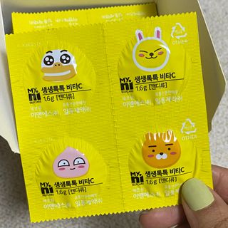 일동제약 마이니 마이니 생생톡톡비타C — 5점을 준 리뷰어가 2021년 2월 올린 사용 사진