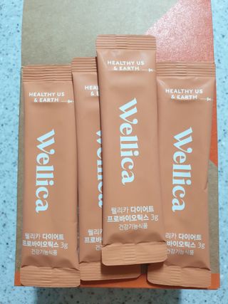 웰리카 다이어트 프로바이오틱스 — 5점을 준 리뷰어가 2020년 12월 올린 사용 사진
