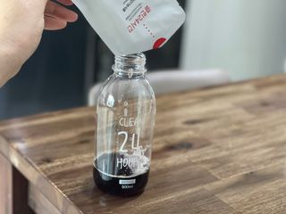 클린24시간 1BOX(5포) + 전용보틀(500ml) — 5점을 준 리뷰어가 2022년 9월 올린 사용 사진