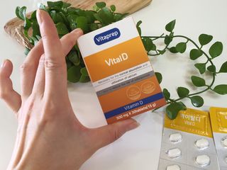 뉴트리션팩토리 비타프렙 바이탈디 비타민D 500mg — 5점을 준 리뷰어가 2021년 8월 올린 사용 사진