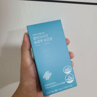 클린24시간 슬림앤유산균 1박스 (3.5g X 15포) — 3.5점을 준 리뷰어가 2022년 9월 올린 사용 사진