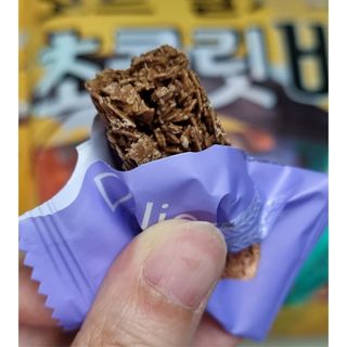 델리스 오트 밀키 초콜릿 바 — 5점을 준 리뷰어가 2022년 4월 올린 사용 사진