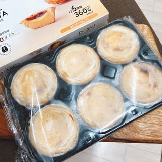 디앙뜨 포르투갈 에그타르트 오리지널 맛+패션후르츠 맛 중 택1 — 5점을 준 리뷰어가 2021년 7월 올린 사용 사진