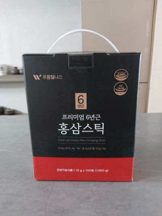 [푸름웰니스] 프리미엄 6년근 홍삼스틱 3mg x 100포 — 5점을 준 리뷰어가 2022년 3월 올린 사용 사진