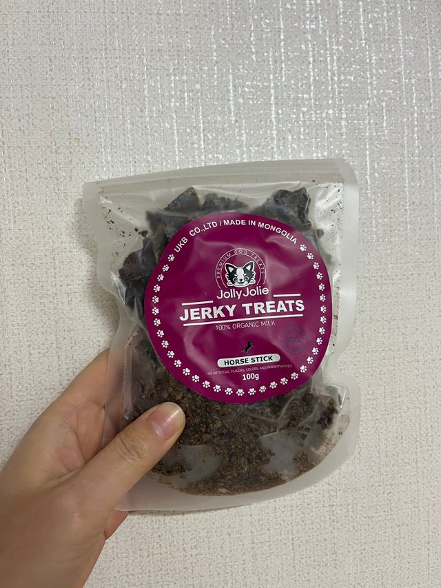 [졸리졸리] 말고기 육포 스틱 리뷰 사진