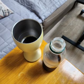 무라벨 바리스타룰스 디카페인 아메리카노 — 5점을 준 리뷰어가 2024년 4월 올린 사용 사진