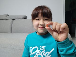 앙팡 츄어블 비타민D 1000 IU 130mg x 90정 — 5점을 준 리뷰어가 2022년 10월 올린 사용 사진
