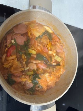 프레시지 *구매평/[쵸이닷직원食당]이태원식부대찌개_455G — 5점을 준 리뷰어가 2025년 9월 올린 사용 사진