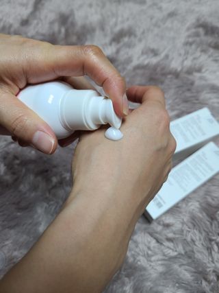 화이트리 채움 베리어 로션, 베리어 크림 세트 — 5점을 준 리뷰어가 2021년 2월 올린 사용 사진
