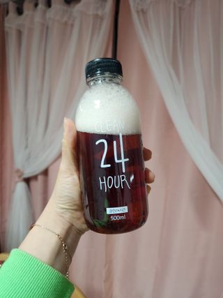 클린24시간 1BOX(5포) + 전용보틀(500ml) — 4.5점을 준 리뷰어가 2023년 3월 올린 사용 사진