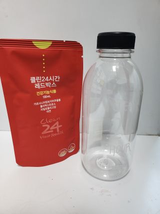 클린24시간 레드박스 1BOX(5포) + 전용보틀(500ml) — 4점을 준 리뷰어가 2024년 3월 올린 사용 사진